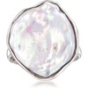 image:imageRossSimons 1821mm Cultured Keshi Pearl Ring in Sterling Silver