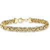 image:imageRossSimons 18kt Gold Over Sterling Byzantine Braceletno gemstone