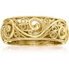 image:imageRossSimons 18kt Gold Over Sterling Scrollwork RingNo Gemstone