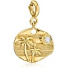 image:imageRossSimons 18kt Gold Over Sterling Tropical Charm With Single Diamond