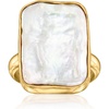 image:imageRossSimons 19x14mm Cultured Baroque Pearl Ring in 18kt Gold Over Sterling