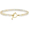 image:imageRossSimons 354mm Opal Bead CharmCompatible Toggle Bracelet in 18kt Gold Over SterlingOpal
