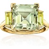 image:imageRossSimons 500 Carat Prasiolite and 80 ct tw Peridot Ring in 18kt Gold Over SterlingPeridot