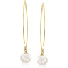 image:imageRossSimons 885mm Cultured Pearl Threader Drop Earrings