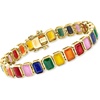 image:imageRossSimons BezelSet MultiGemstone Bracelet in 18kt Gold Over Sterlingcarnelian