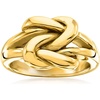 image:imageRossSimons Italian 14kt Yellow Gold Double Love Knot RingNo Gemstone
