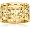 image:imageRossSimons Italian 14kt Yellow Gold Filigree Heart RingNo Gemstone