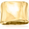 image:imageRossSimons Italian 18kt Gold Over Sterling Asymmetrical SquareTop RingNo Gemstone