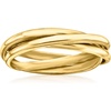 image:imageRossSimons Italian 18kt Gold Over Sterling Petite Rolling RingNo Gemstone