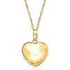 image:imageRossSimons Italian 18kt Gold Over Sterling Puffed Heart Pendant Necklace