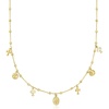 image:imageRossSimons Italian 18kt Gold Over Sterling Religious Charm Necklace 18 inches