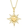 image:imageRossSimons Italian 18kt Gold Over Sterling Sun Pendant Necklace 18 inches