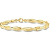 image:imageRossSimons Italian 18kt Gold Over Sterling Twisted Herringbone Braceletno gemstone