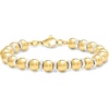 image:imageRossSimons Italian 18kt Gold Over Sterling and Sterling Silver Bead Braceletno gemstone
