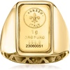 image:imageRossSimons Italian 24kt Gold FleurDeLis 1Gram Ingot Signet Ring With 14kt Yellow Gold BandNo Gemstone