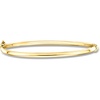 image:imageRossSimons Italian 3mm 10kt Yellow Gold Bangle Braceletno gemstone