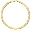 image:imageRossSimons Italian 8mm 14kt Yellow GoldPlated Reversible Omega NecklaceNo Gemstone