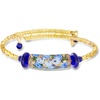image:imageRossSimons Italian Blue Murano Glass Floral Bead Wrap Bracelet