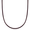 image:imageRossSimons Italian Brown Leather Cord Necklace With Sterling Silver 18 inches