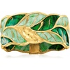 image:imageRossSimons Italian Green Enamel Leaf Ring in 14kt Yellow GoldNo Gemstone