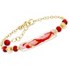 image:imageRossSimons Italian Multicolored Murano Glass Bead Bracelet in 18kt Gold Over Sterling 7 inches