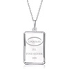 image:imageRossSimons Italian Sterling Silver 5Gram Ingot Pendant Necklace 18 inches