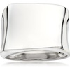 image:imageRossSimons Italian Sterling Silver Asymmetrical SquareTop RingNo Gemstone