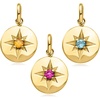 image:imageRossSimons OctoberPink Tourmaline  Italian Birthstone Starburst Charm in 10kt Yellow Gold