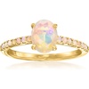 image:imageRossSimons Opal Birthstone Ring in 18kt Gold Over SterlingOpal