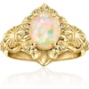 image:imageRossSimons Opal MarquiseShaped Ring in 18kt Gold Over SterlingOpal