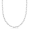 image:imageRossSimons RhodiumPlated Paper Clip Link NecklaceNo Gemstone