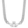 image:imageRossSimons Sterling Silver BismarkLink Claddagh NecklaceNo Gemstone