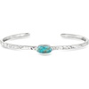 image:imageRossSimons Turquoise Hammered Cuff Bracelet in Sterling SilverStabilized Turquoise