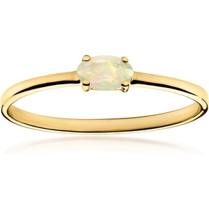 image:imagePure Collection by RossSimons Opal Ring in 10kt Yellow GoldOpal