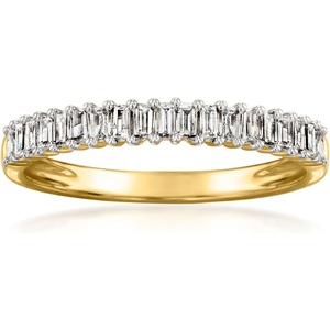 image:imageRossSimons 033 ct tw Baguette Diamond Ring in 14kt Yellow GoldDiamond