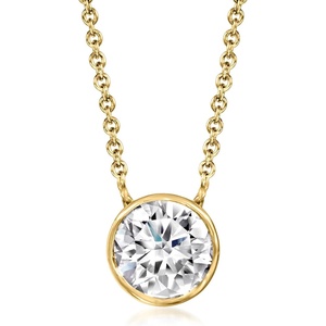 image:imageRossSimons 100 Carat BezelSet LabGrown Diamond Necklace in 14kt Yellow GoldDiamond