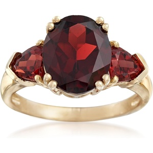 image:imageRossSimons 520 ct tw Garnet Ring in 14kt Yellow GoldGarnet