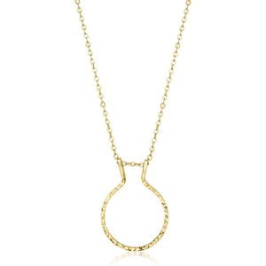 image:imageRossSimons Italian 14kt Yellow Gold CharmCompatible CableChain Necklace 18 inches