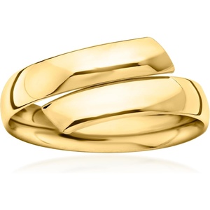 image:imageRossSimons Italian 18kt Yellow Gold Bypass RingNo Gemstone