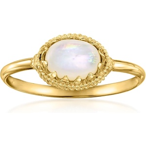 image:imageRossSimons Italian MotherOfPearl Milgrain Ring in 14kt Yellow Goldmother of pearl