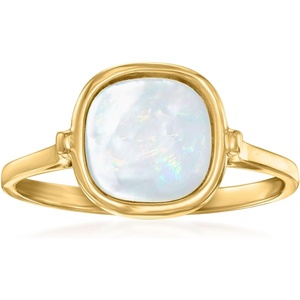 image:imageRossSimons Italian MotherOfPearl Ring in 14kt Yellow Goldmother of pearl