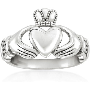 image:imageRossSimons Sterling Silver Claddagh RingNo Gemstone