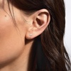 image:imagePure Collection by RossSimons 010 ct tw LabGrown Diamond Clover Earrings in 18kt Gold Over Sterling