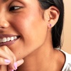 image:imagePure Collection by RossSimons 070 ct tw Oval LabGrown Pink Sapphire Stud Earrings in 18kt Gold Vermeil