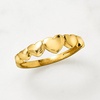 image:imagePure Collection by RossSimons 18kt Gold Over Sterling Graduated Heart RingNo Gemstone