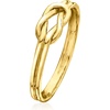 image:imagePure Collection by RossSimons 18kt Gold Over Sterling Knot RingNo Gemstone