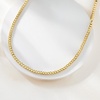 image:imagePure Collection by RossSimons Italian 3mm 18kt Gold Over Sterling Bead NecklaceNo Gemstone