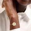 image:imageRossSimons 010 ct tw Diamond Celestial Paper Clip Link Bracelet in 18kt Gold Over SterlingDiamond