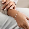 image:imageRossSimons 025 ct tw Diamond Bar Bangle Bracelet in 18kt Gold Over SterlingDiamond