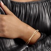 image:imageRossSimons 025 ct tw LabGrown Diamond Crisscross Bangle Bracelet in 18kt Gold Over Sterling 7 inches